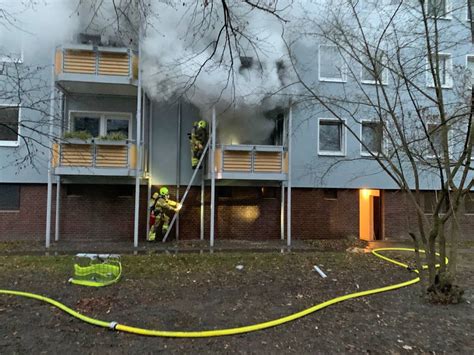 Wohnungsbrand Fordert Eine Verletzte Person Januar 2021