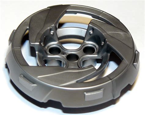 Bricker - Деталь LEGO - 41179 Wheel Cover 3 Mag Spoke with 4 Pin Holes