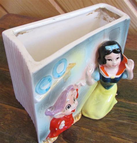 Filmic Light Snow White Archive 1960s Enesco Snow White Ceramic