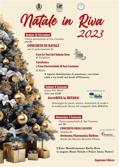 Natale In Riva Dal Concerto Di Natale Allarrivo Della Befana