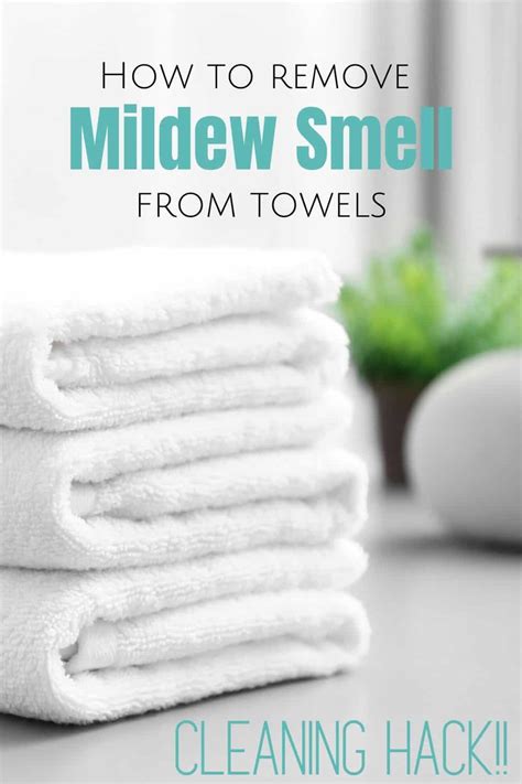 how to get mildew out of towels