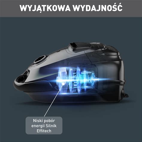 Silence Force Allergy+, odkurzacz workowy, 400 W, dla alergików, cichy ...