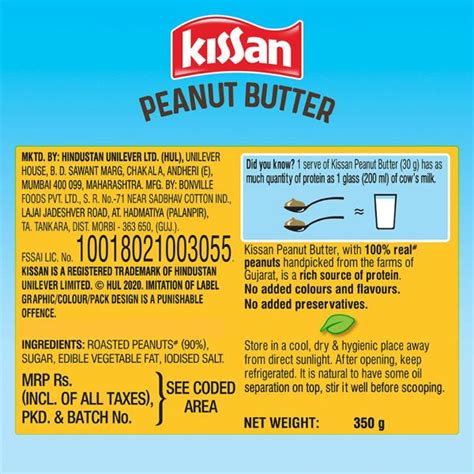 Kissan Creamy Peanut Butter G Jiomart