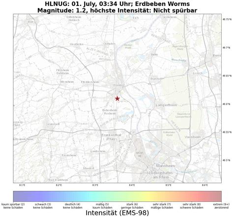 Kleines Erdbeben M1 2 In Worms