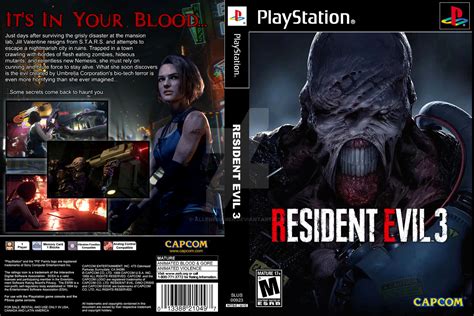 Resident Evil 3 Remake Classic PS1 Cover Art by allenrgamer on DeviantArt