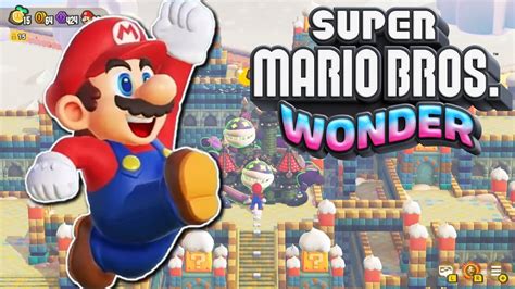 Super Mario Wonder World Playthrough Sunbaked Desert All