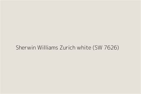 Sherwin Williams Zurich White Sw Color Hex Code