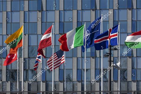 Flag Raising Ceremony Nato Adds Finland Editorial Stock Photo - Stock ...