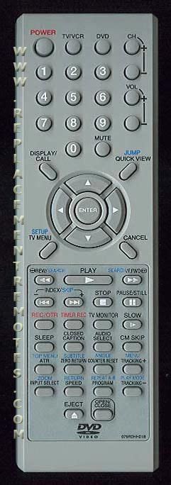 Buy MEMOREX 076R0HH01B TV/VCR/DVD Combo Remote Control