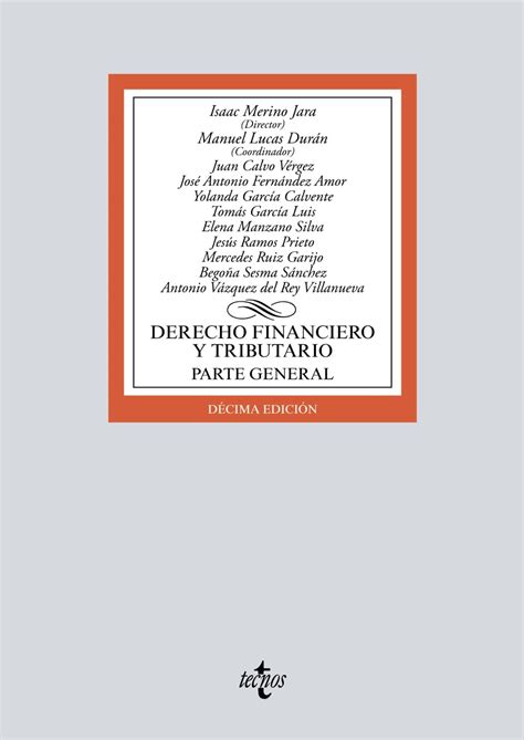 Buy Derecho Financiero Y Tributario Parte General Book Online At Low