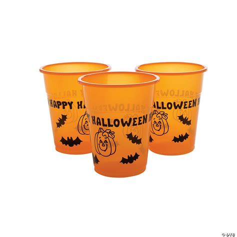 Happy Halloween Plastic Cups