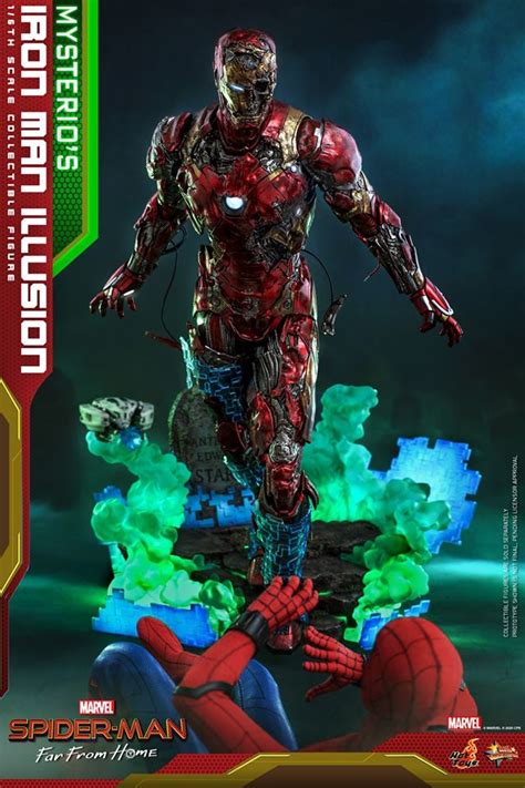 Hot Toys Mms Spider Man Far From Home Mysterios Iron Man Illusion Acaretoys