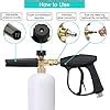 Selkie Foam Cannon Gun Kit Foam Cannon Blaster With Inch Quick