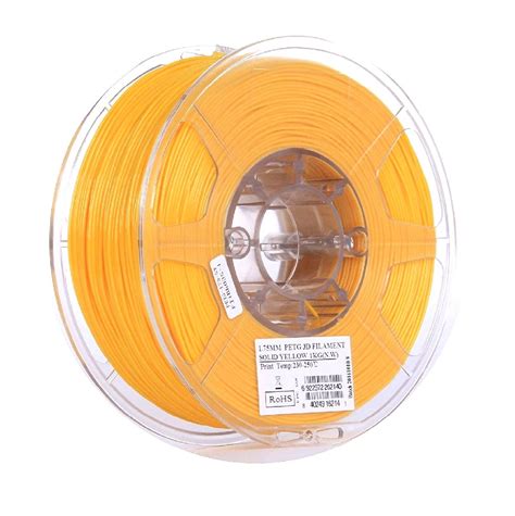 Buy Esun Petg Mm D Printing Filament Kg Solid Yellow Online At