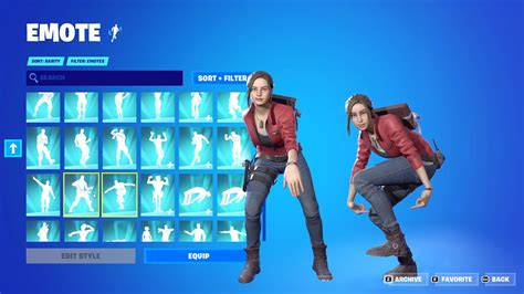 All Fortnite Tiktok Emotes And Icon Series Emotes And Dances Claire