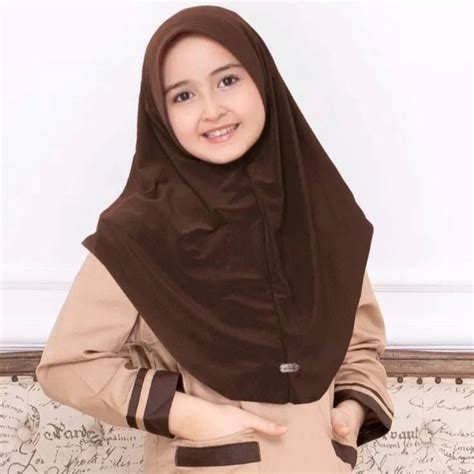 Jual Big Surprise Hijab Anak Sekolah Hamidah Jersey Premium Jilbab