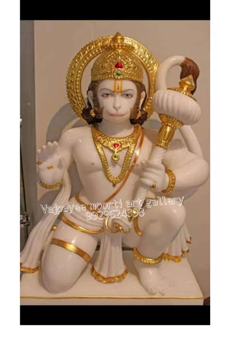 Vajpayee White Makrana Marble Ram Darbar Statue For Worship At Rs