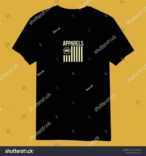 Mockup T Shirt Typography Vector Stock Vector (Royalty Free) 2117503859