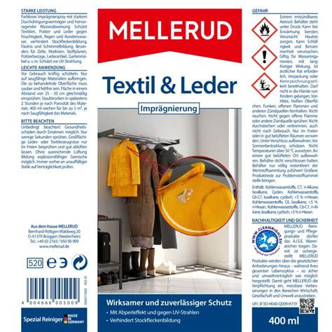 Textil Leder Imprägnierung mit Langzeitschutz MELLERUD