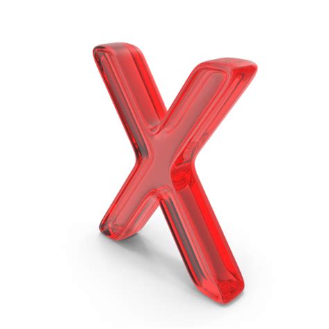 X Glass 3D Object 2368595987 | Shutterstock