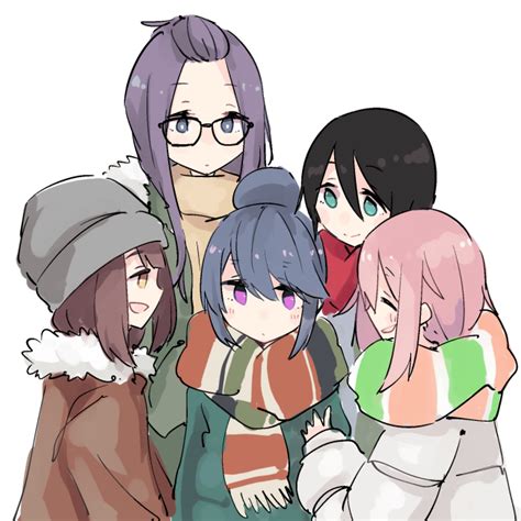 Safebooru Girls Beanie Black Hair Blue Eyes Blue Hair Brown Hair