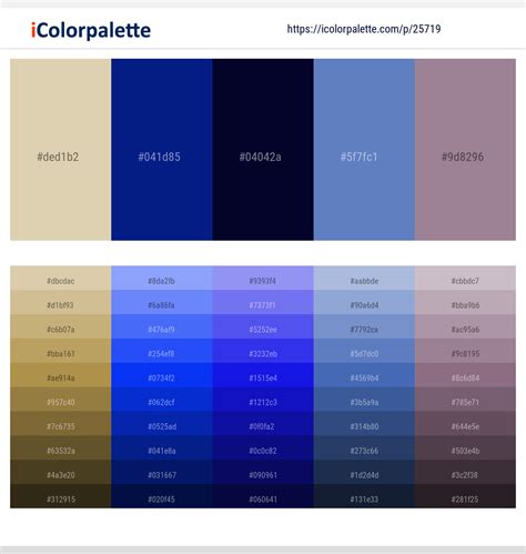 46 Indigo Color Palettes | Curated collection of Color Palettes