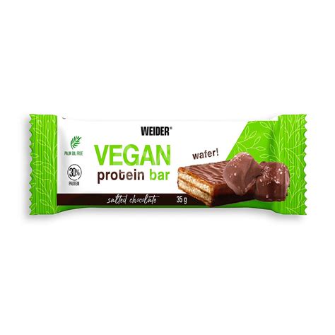 Weider Barrita De Chocolate Salado Alta En Prote Nas Vegan G