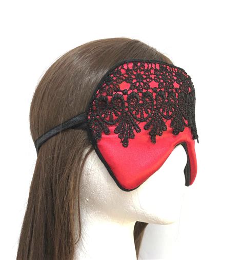 Sexy Red Lace Eye Mask Lace Sleep Mask Lace Blindfold Lace Red Etsy