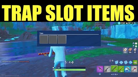 Place Different Trap Slot Items In A Single Match Fortnite Week 3