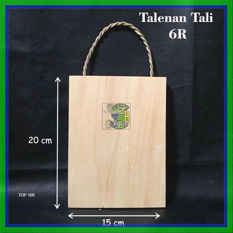 Jual Papan Kayu Pinus R X Cm Kotak Tali Polos Talenan Tali Kayu