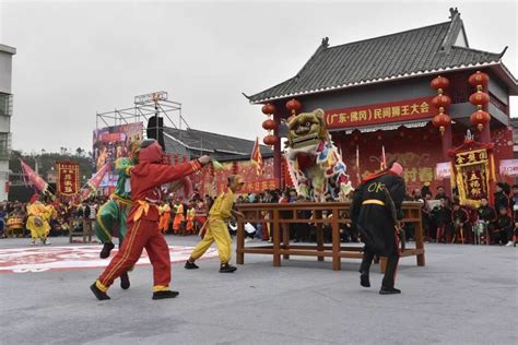 狮王争霸 豆腐节狂欢！佛冈县社岗下村“乡村春晚”演绎别样年味文化