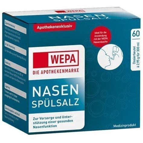 WEPA salt water nasal rinse sachets UK – ELIVERA UK