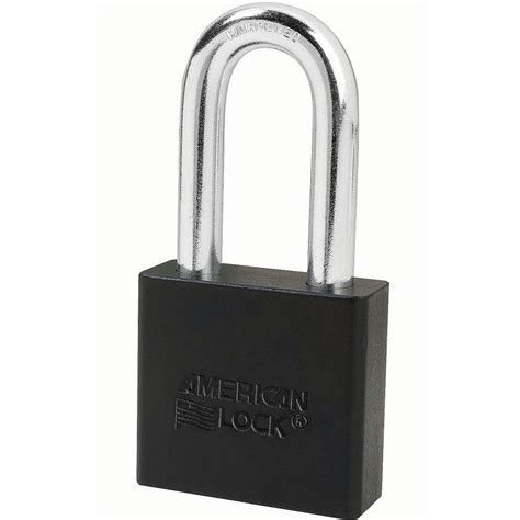 American Lock A1406blk Solid Body Padlock