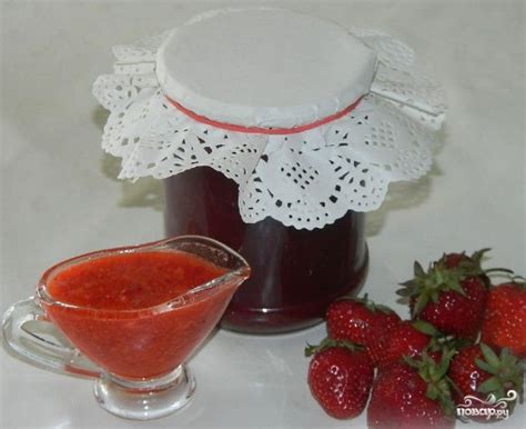 Конфитюр клубничный - пошаговый рецепт с фото на Повар.ру