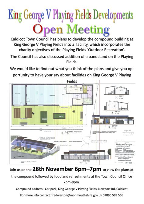 King George V Playing Fields Consultation Caldicot Town Team