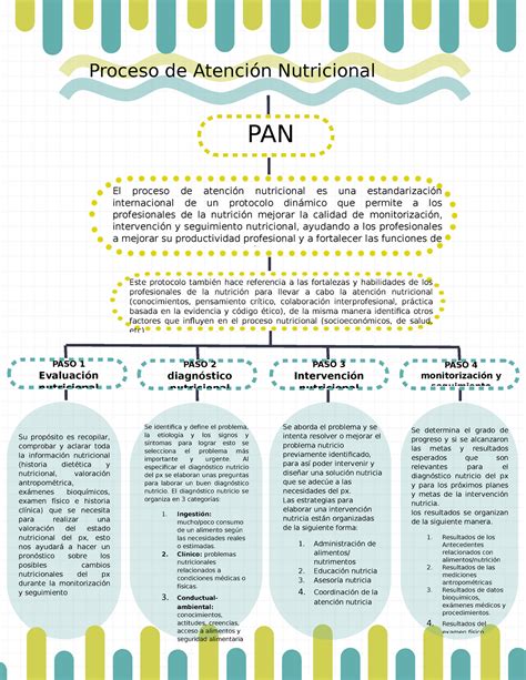 PAN mapa proceso de atencion nutricia Proceso de Atención