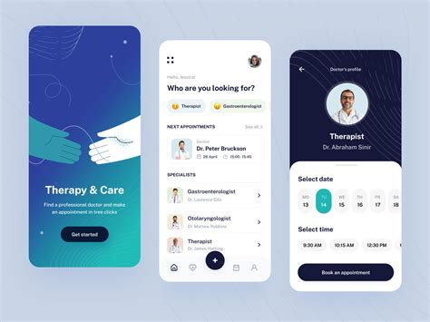 Therapyandcare Mobile App By Vikki N For Ponee On Dribbble