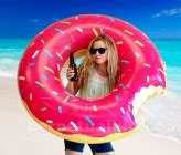 GIGANTIC DONUT POOL FLOAT