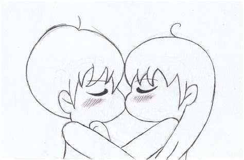 Kissing chibi couple kawaii by starlessdarkstar on DeviantArt