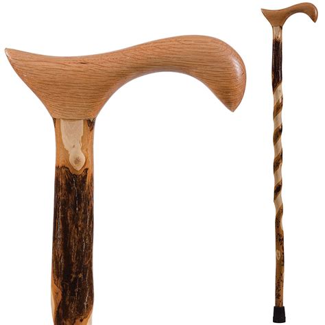 Brazos 37 Twisted Hickory Derby Walking Cane