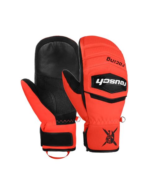 Moufles De Ski Reusch Worldcup Warrior R Tex Xt Black Fluo Red