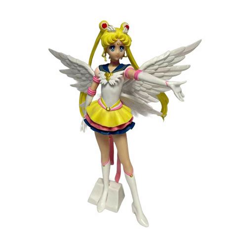 9 Super Sailor Moon Tsukino Usagi Wwings Action Figure Toy Statue