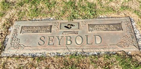 Harold Marion Seybold 1898 1993 Find A Grave Memorial