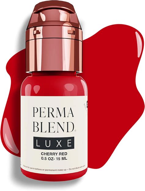 Amazon Perma Blend Luxe Cherry Red Vegan Lip Tattoo Ink Deep