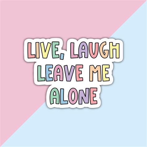 Leave Me Alone Sign Leave Me Alone Door Sign Etsy UK