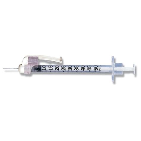 B D Safety Glide Insulin Syringe Ml Mm G Ashtons