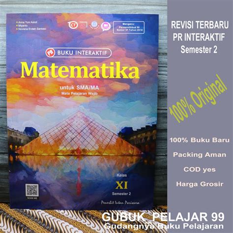 Jual PR INTERAKTIF MATEMATIKA Wajib 11 Semester 2 SMA MA Intan Pariwara