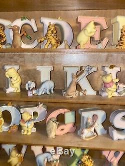 Disney Michel Company Classic Winnie The Pooh Alphabet Shelf All