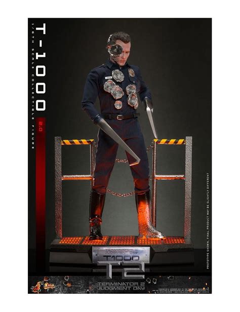 Hot Toys Movie Masterpiece Terminator Judgement Day T Scale Collectible Figure
