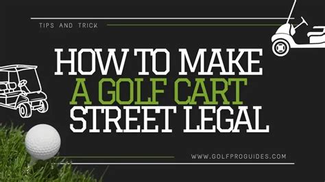 How To Make A Golf Cart Street Legal Transformation Guide